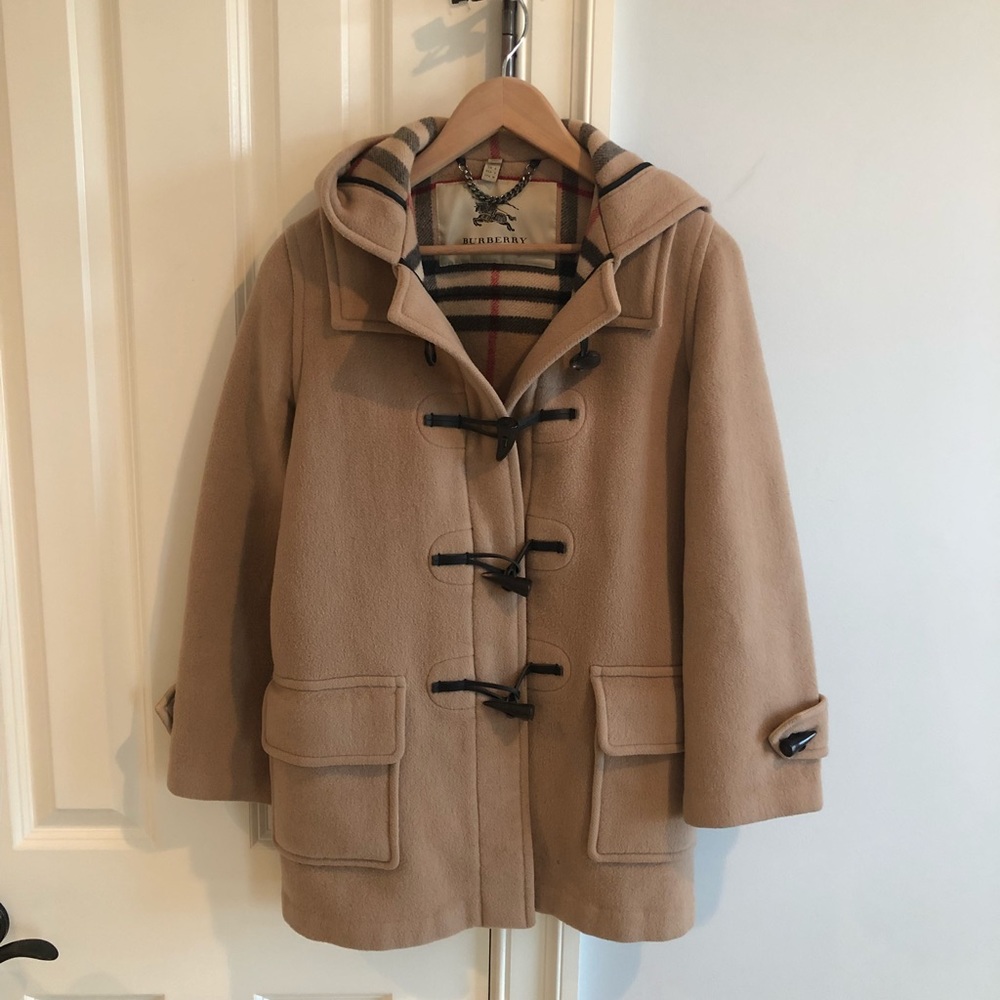 Burberry Toggle Coat Size 2